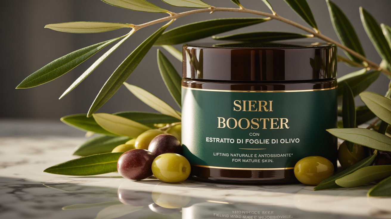Foglie di olivo sieri booster