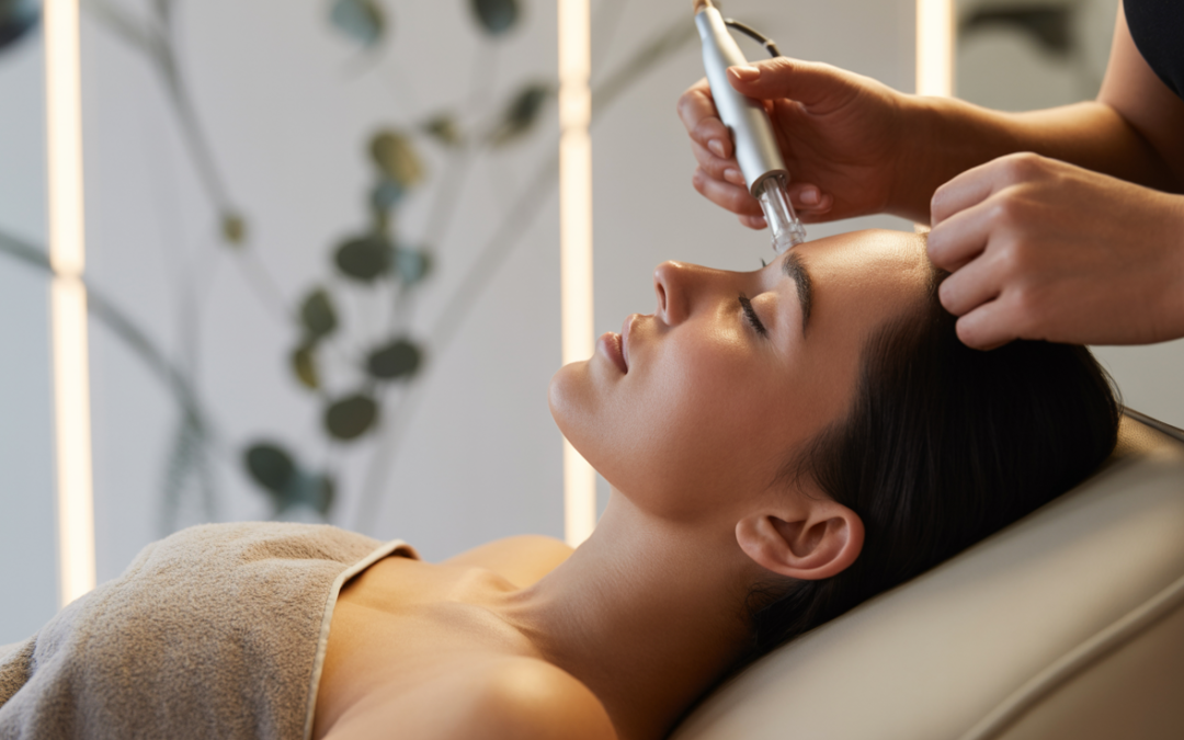Sieri peptidici e microneedling per la pelle matura