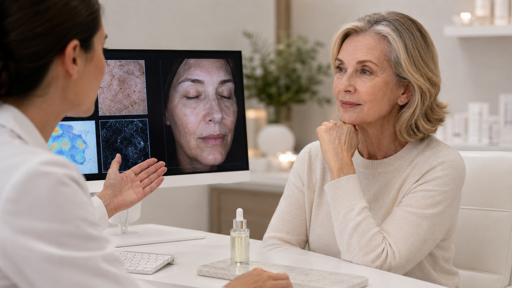 Skin AI Antiaging over 60 Skin AI Antiaging over 60: il Dr. Di Stefano spiega come lo skin test e i sieri cosmeceutici World of Beauty agiscono sulle pelli mature.