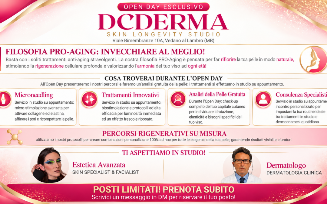 Open day skin longevity a Monza: conoscere la propria pelle e impostare il percorso